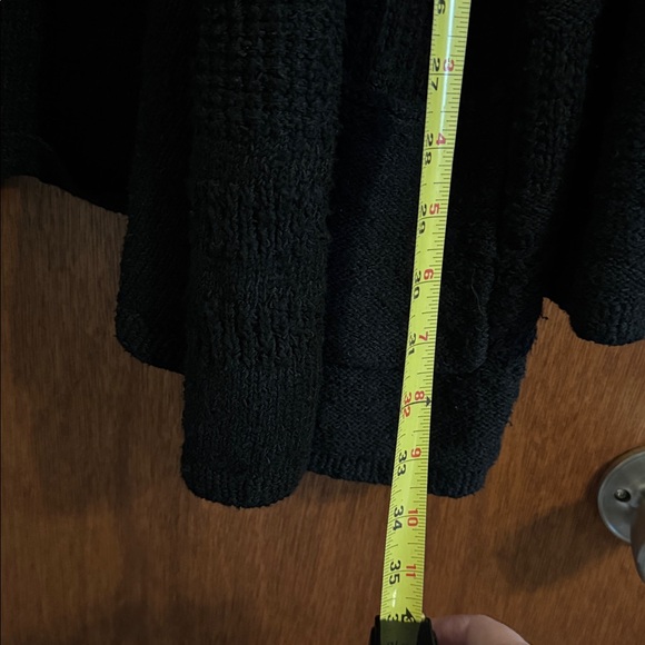 Sonoma Black 3X Women's Cardigan Sweater with Pockets - Picture 9 of 9